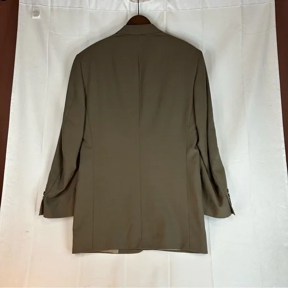 KENNETH COLE Men’s Size 40L Long Blazer Suit Jacket Coat Wool Lined